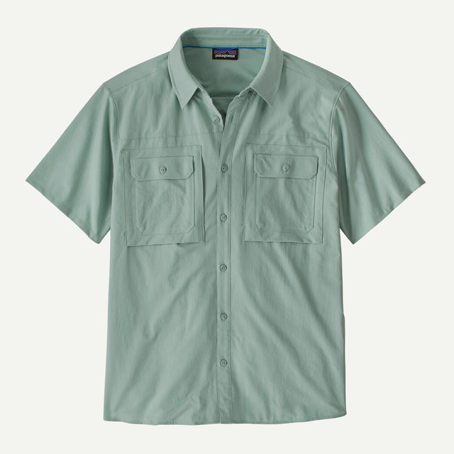 Patagonia M's Short Sleeve Self-Guided Sun Shirt - Thermal Blue