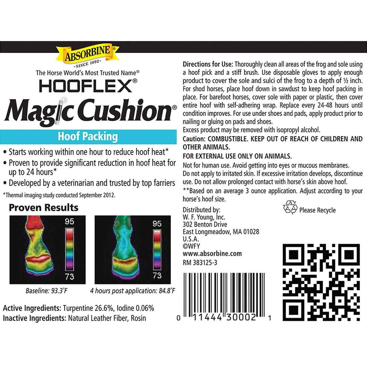 Absorbine Hooflex Magic Cushion Hoof Packing - 28lb.