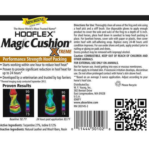 Absorbine Hooflex Magic Cushion Xtreme Hoof Packing - 2lb.