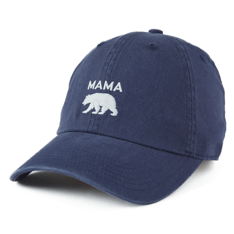 Life Is Good Mama Bear Silhouette Chill Cap - Darkest Blue Darkest Blue