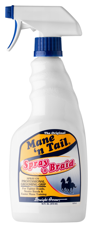 Mane n' Tail Spray 'n Braid for Tighter Braids - 4oz. / 16oz.