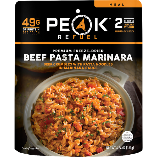 Peak Refuel Beef Marinara Beef marinara