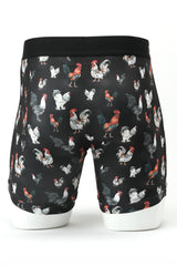 Cinch Men's 6in Rooster Boxer Brief - Black - (MXY6002032)