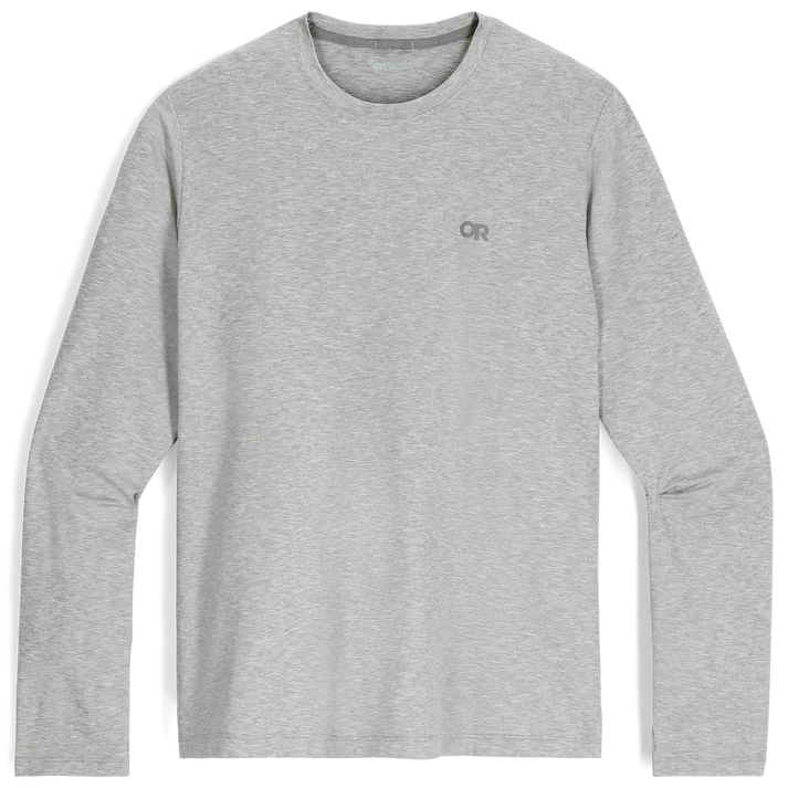 Outdoor Research Mens ActiveIce Spectrum Sun Long Sleeve Tee - Grey Heather