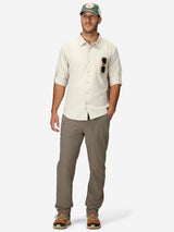 Marmot Mens AirExchange Long Sleeve Collared Shirt UPF 40 - Birch Bark