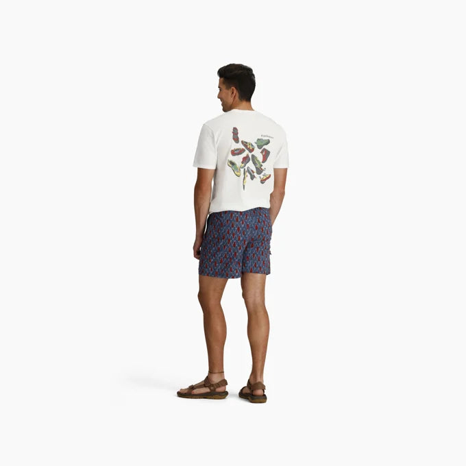 Royal Robbins Mens All In Short - Algae Fish Print