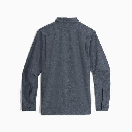 Royal Robbins Mens Amp Lite II Long Sleeve - Deep Blue Heather
