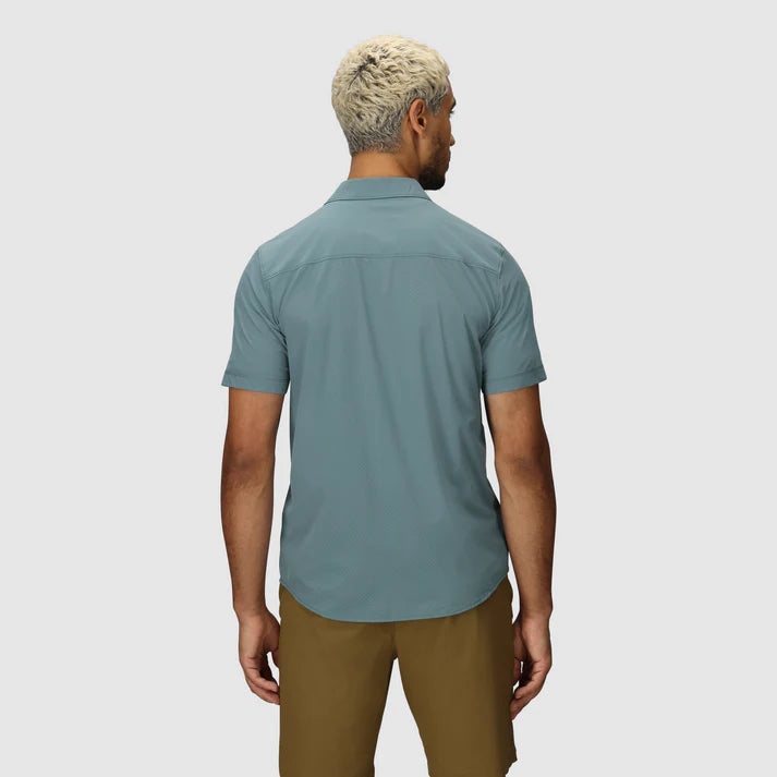 Outdoor Research Mens Astroman Air Short Sleeve Shirt - Neptune