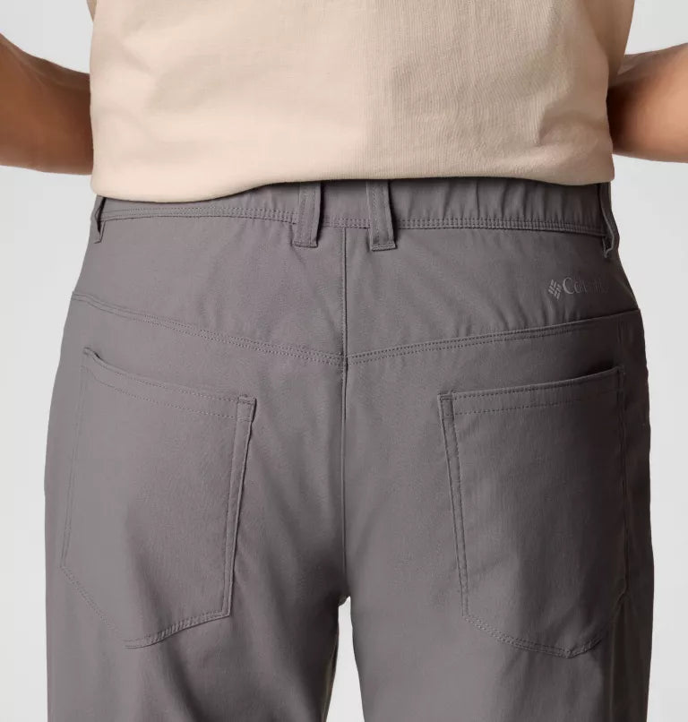 Columbia Mens Black Mesa 5 Pocket Chino Pants - City Grey