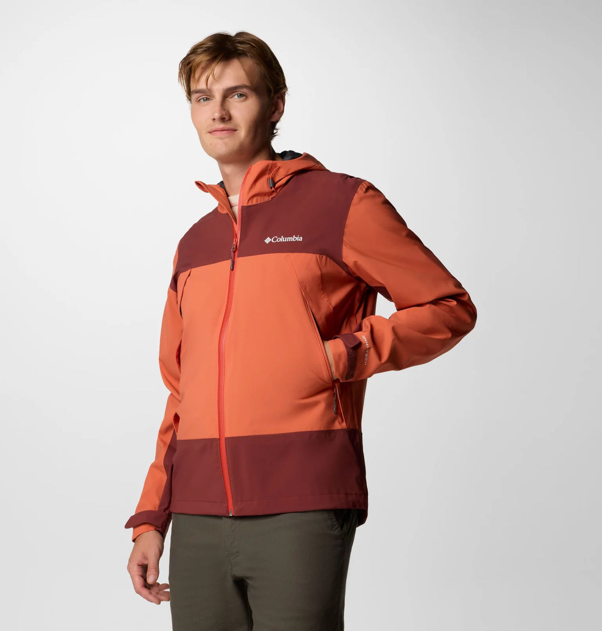 Columbia Mens Boulder Falls Jacket - Tuscan / Spice