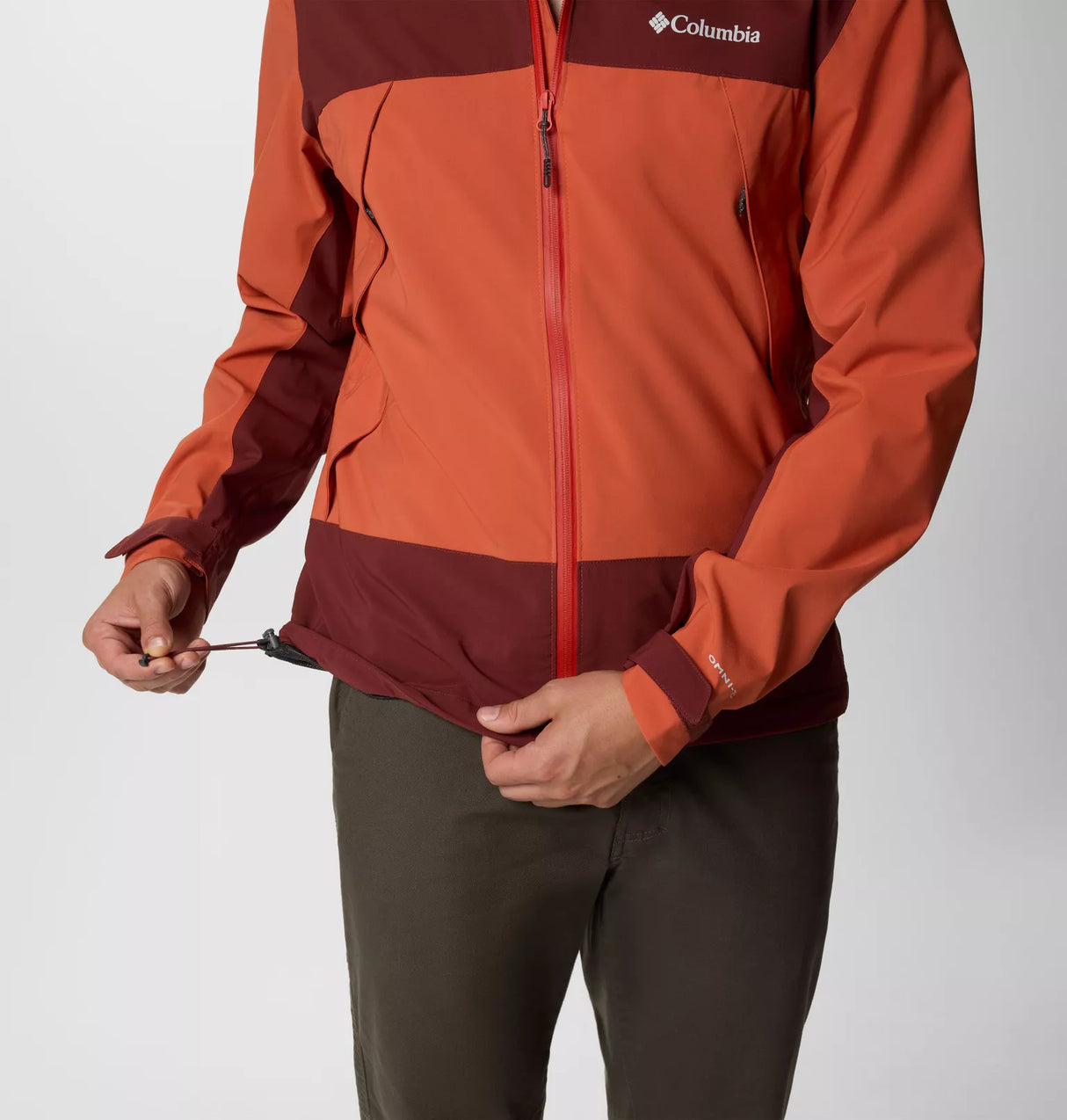 Columbia Mens Boulder Falls Jacket - Tuscan / Spice