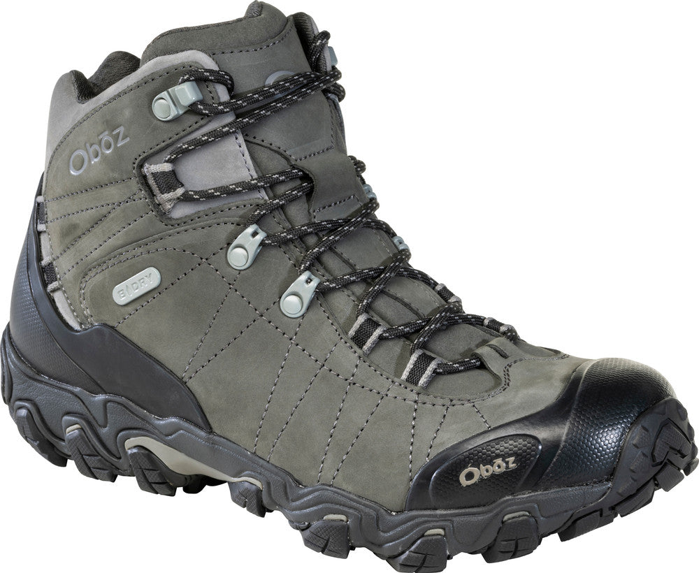 Oboz Footwear Mens Bridger Mid Waterproof Boot - Charcoal
