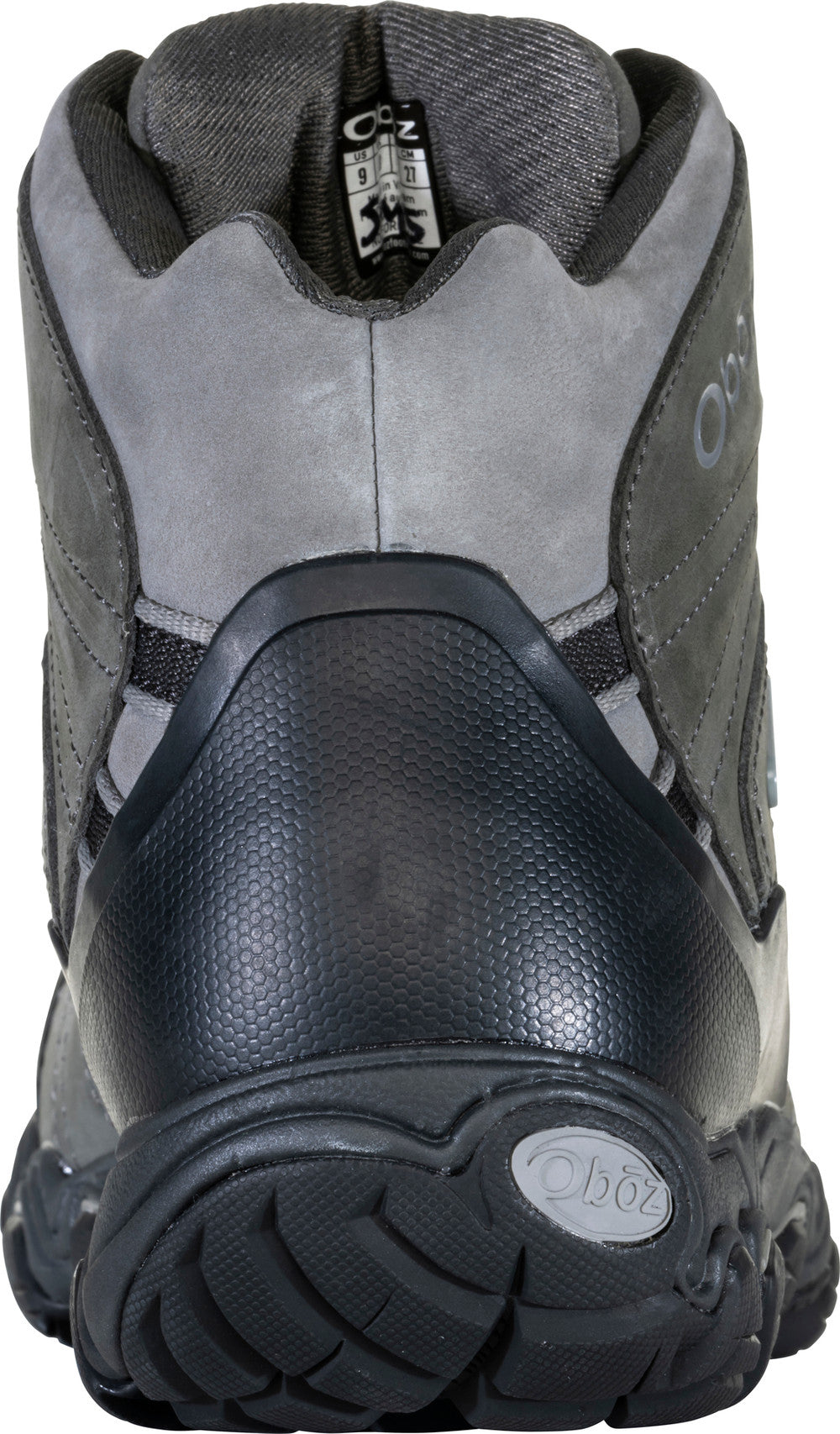 Oboz Footwear Mens Bridger Mid Waterproof Boot - Charcoal