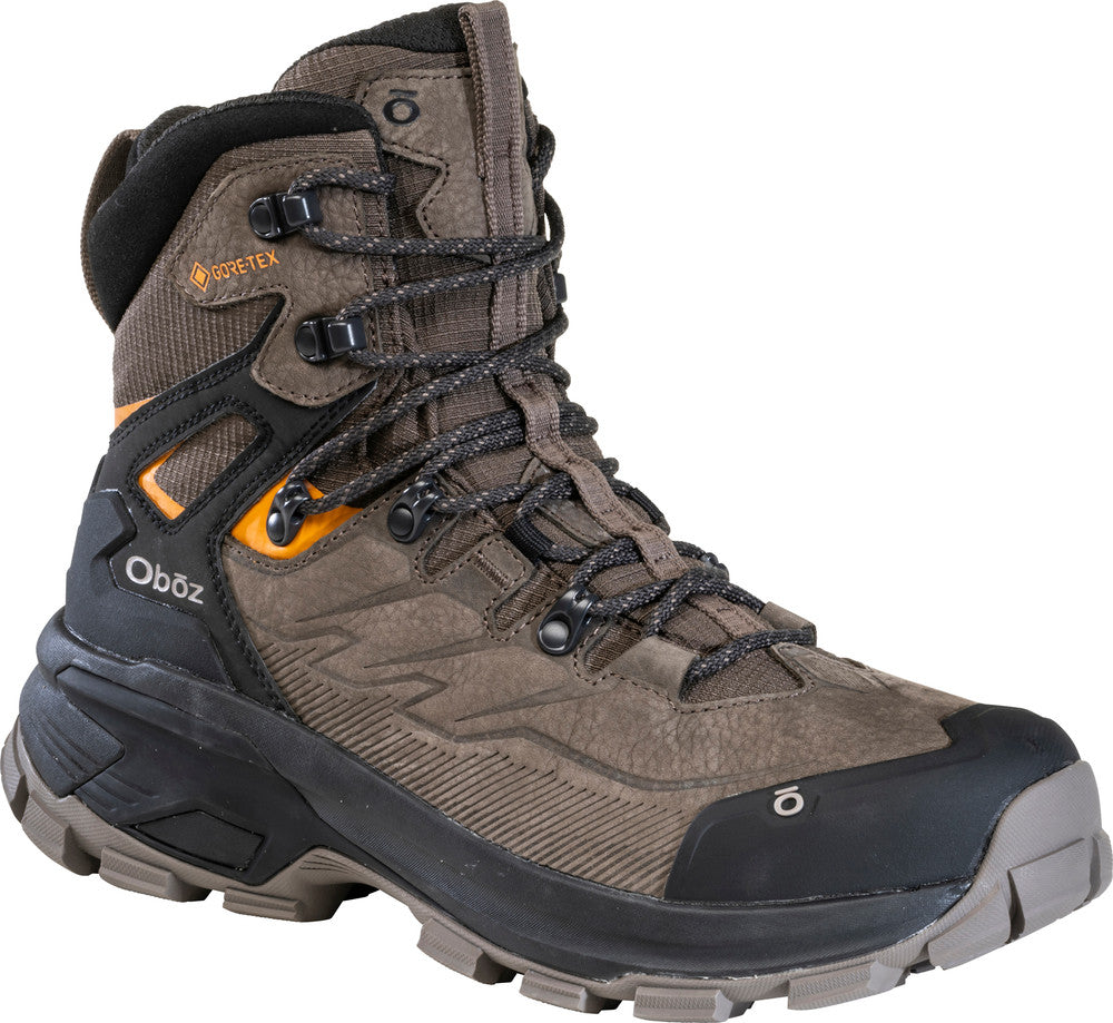Oboz Footwear Mens Bridger Ridge Mid GTX Waterproof Boot - Classic Brown
