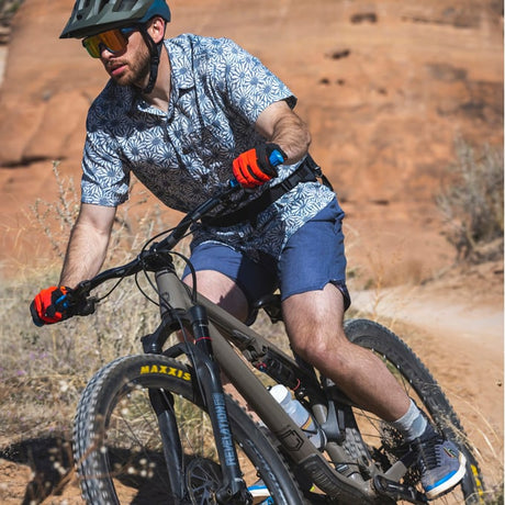 Royal Robbins Mens Camino Pucker Short Sleeve - Lion Caledonia Print