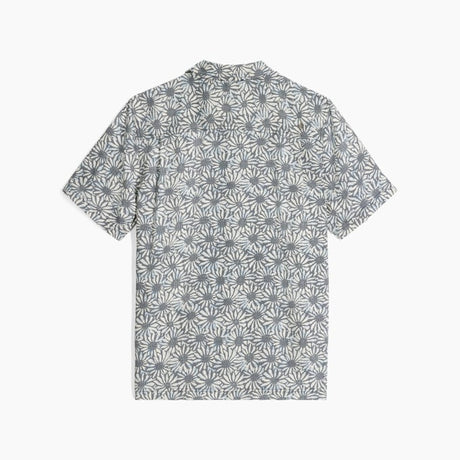 Royal Robbins Mens Camino Pucker Short Sleeve - Deep Blue Caledonia Print