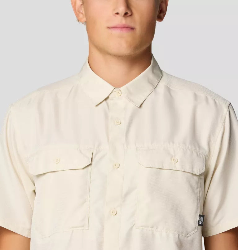 Mountain Hardwear Mens Canyon Short Sleeve - Stone