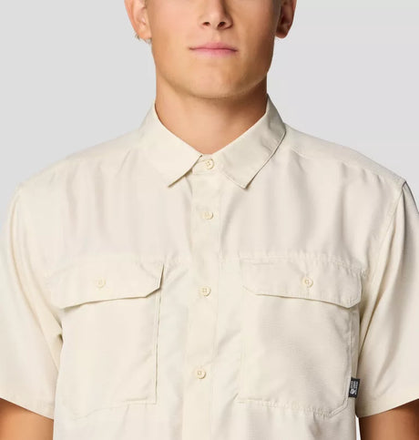 Mountain Hardwear Mens Canyon Short Sleeve - Stone