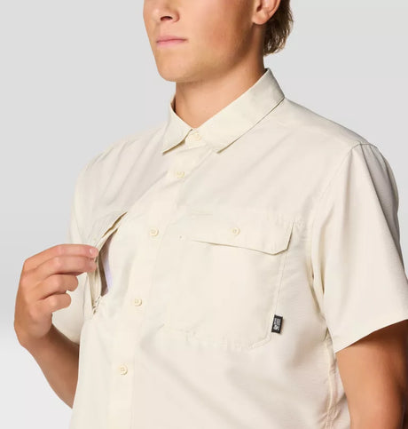 Mountain Hardwear Mens Canyon Short Sleeve - Stone