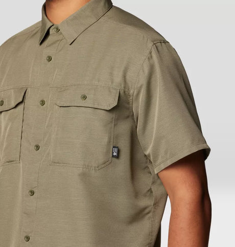 Mountain Hardwear Mens Canyon Short Sleeve - Stone Green