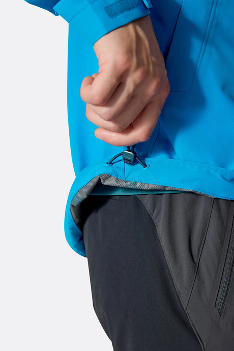 Rab Mens Downpour Waterproof Jacket - Maya Blue