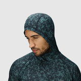 Outdoor Research Mens Echo Printed Hoodie - Dark Navy Atoms
