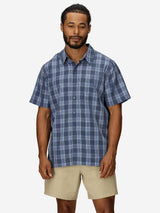 Marmot Mens Eldridge Novelty Classic Short Sleeve - Thunderhead Oliver Plaid Thunderhead Oliver Plaid