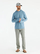 Free Fly Apparel Mens Elevate Hoodie - Blue Fog