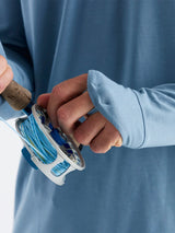 Free Fly Apparel Mens Elevate Hoodie - Blue Fog