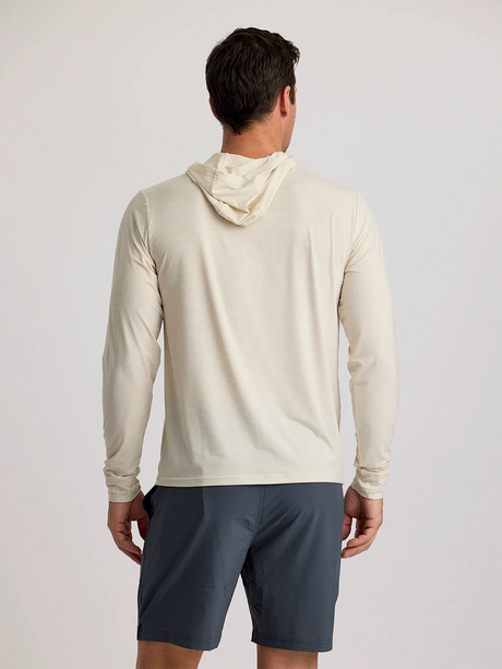 Free Fly Apparel Mens Elevate Lightweight Hoodie - Heather Birch