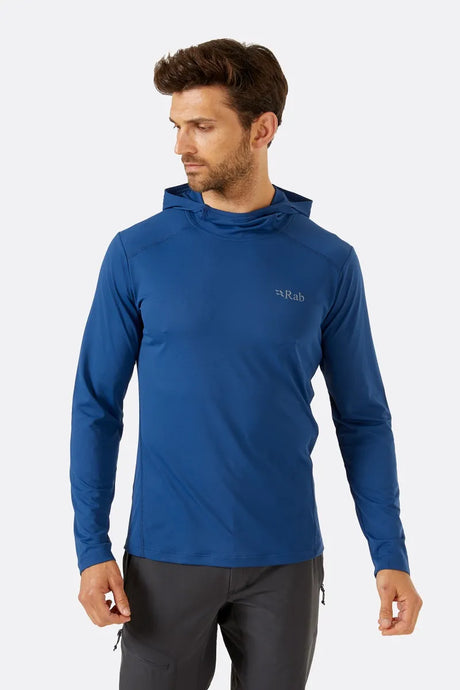 Rab Mens Force Hoody - Tempest Blue / Orion Blue