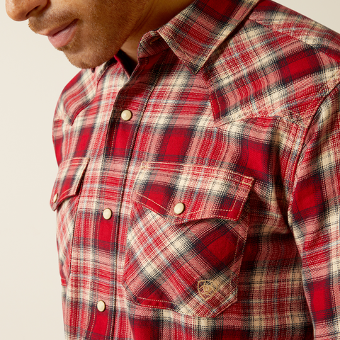 Ariat Men's Herschel Retro Fit Shirt - Chili Pepper