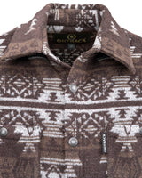 Outback Trading Co. Men's Hudson Shirt Jacket - Brown Aztec