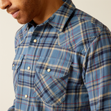 Ariat Men's Huntley Retro Fit Shirt - Copen Blue