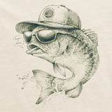 Life Is Good Mens Keep It Reel Short Sleeve Crusher Tee - Putty White