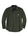 Carhartt Men's Loose Fit Heavyweight Flannel Long-sleeve Plaid Shirt Basil / REG