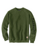 Carhartt Men's Loose Fit Midweight Crewneck Logo Sleeve Graphic Sweatshirt Chive Heather /  / REG