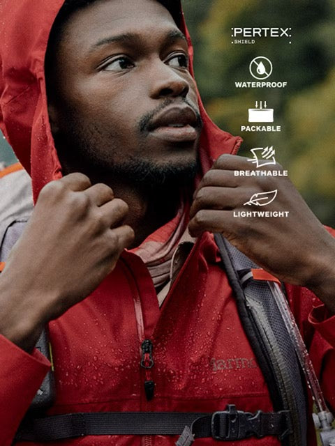 Marmot Mens Minimalist Pertex Rain Jacket - Black