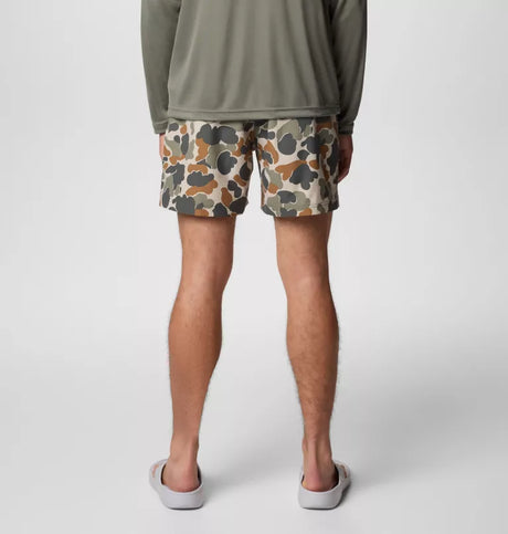 Columbia Mens PFG Rambler Printed Water Shorts - Fossil Deltahunter Camo