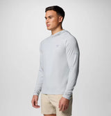 Columbia Mens PFG Uncharted Hoodie - Cool Grey Heather