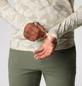 Columbia Mens PFG Uncharted Long Sleeve Shirt - Stone Swamplands