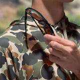 Columbia Mens PFG Wild Cast Camp Hoodie - Fossil Deltahunter Camo