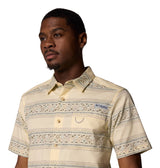 Columbia Mens PFG Wild Cast Camp Shirt - Lemon Wash Traveler