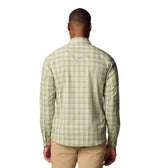 Columbia Mens PFG Wild Cast Performance Yarn Dye Long Sleeve Shirt - Pear Multi Mod Ombre