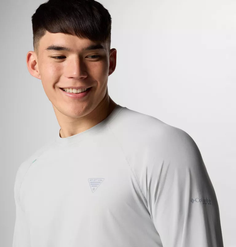 Columbia Mens PFG Wild Cast Sun Shirt - Cool Grey