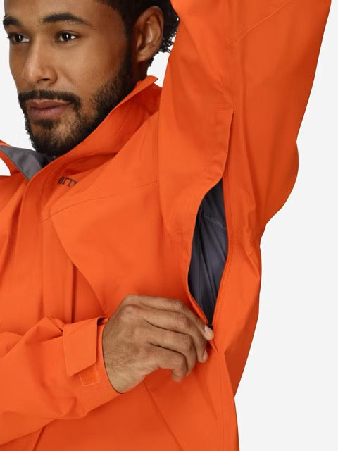 Men's PreCip Eco Pro Rain Jacket - Red Sun