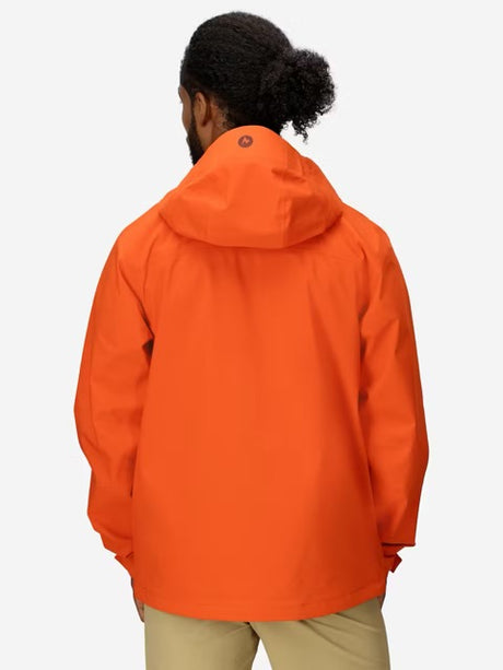 Marmot Mens PreCip Eco Pro Rain Jacket - Red Sun