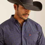 Ariat Men's Pro Series Stewart Classic Fit Shirt - Navy Blue