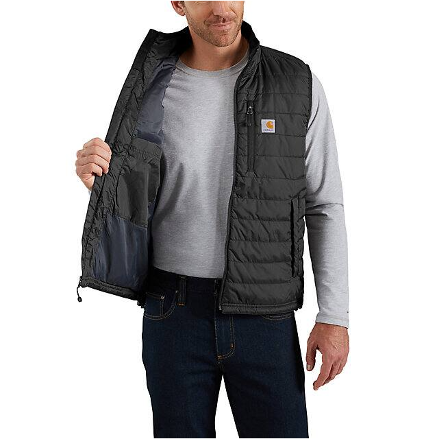 Carhartt Men's Rain Defender Insulated Vest - Relaxed Fit - Mocha