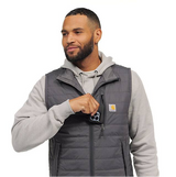 Carhartt Men's Rain Defender Insulated Vest - Relaxed Fit - Mocha